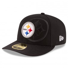 Men's Pittsburgh Steelers New Era Black 2016 Sideline Official Low Profile 59FIFTY Fitted Hat 2419714